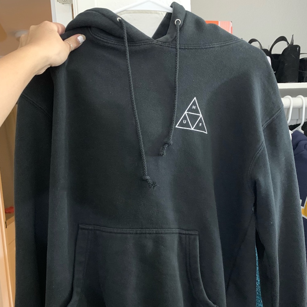 HUF original black hoodie (size s)